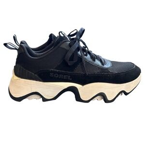 Sorel Kinetic Impact II Wonder Lace Sneakers, Black/Sea Salt, Size 8.5, Athletic